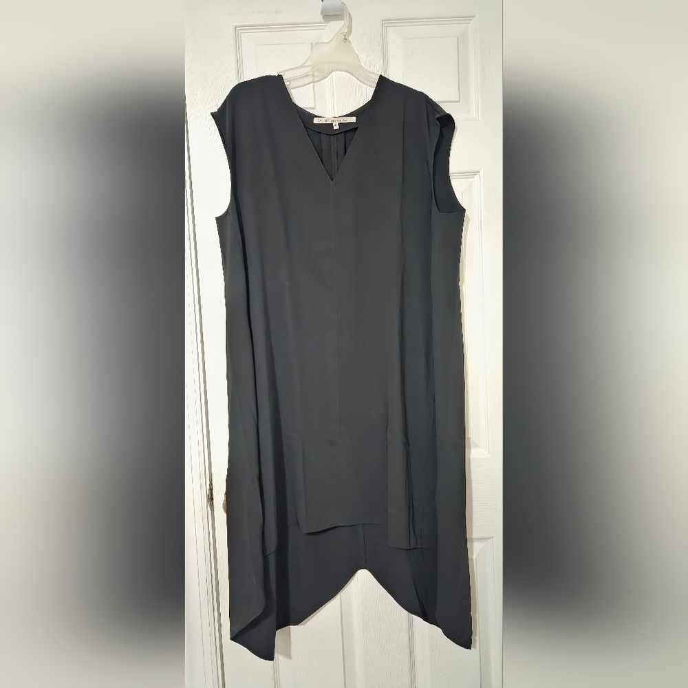 Rachel By Rachel Roy Black Sleeveless High Low Dress - Sz 1X